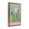 Stupell Industries Wild Flowers with Pink Border Floating Frame, design by Elizabeth Medley